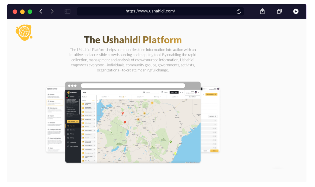 ushahidi case study website