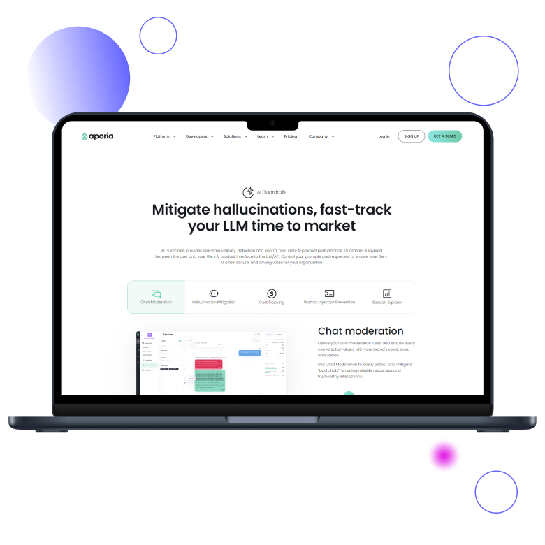 aporia website on mac