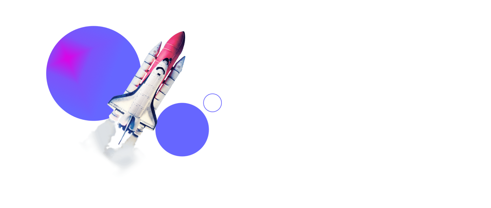 rocket taking off