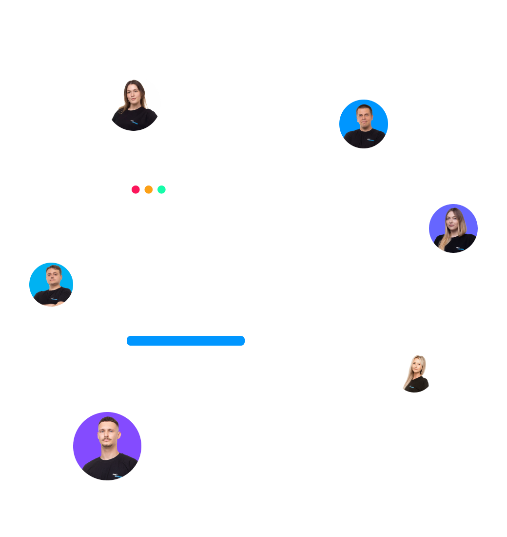Illustration of ProCoders team