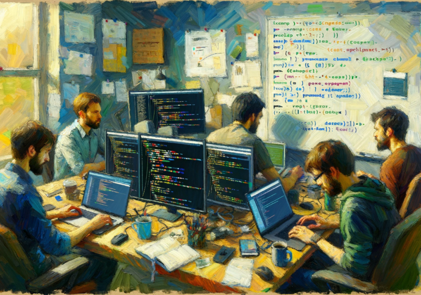 php developers are working