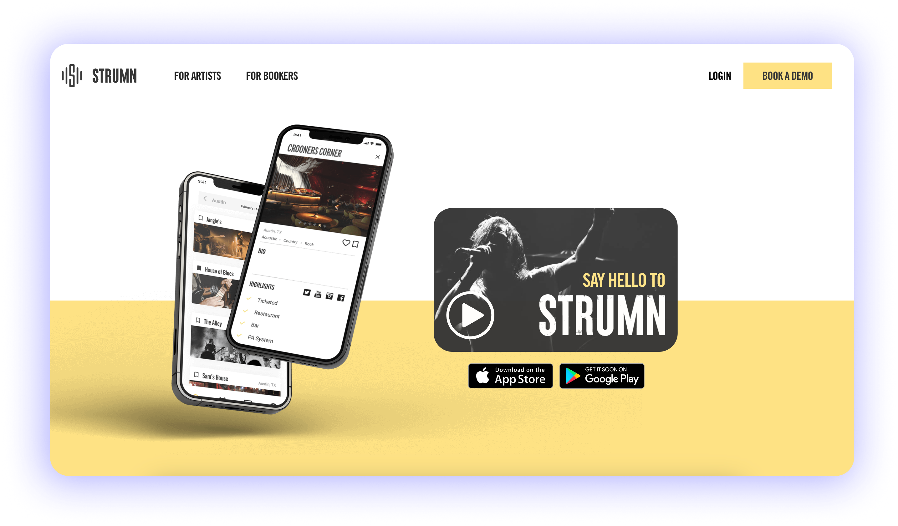 landing Strumn